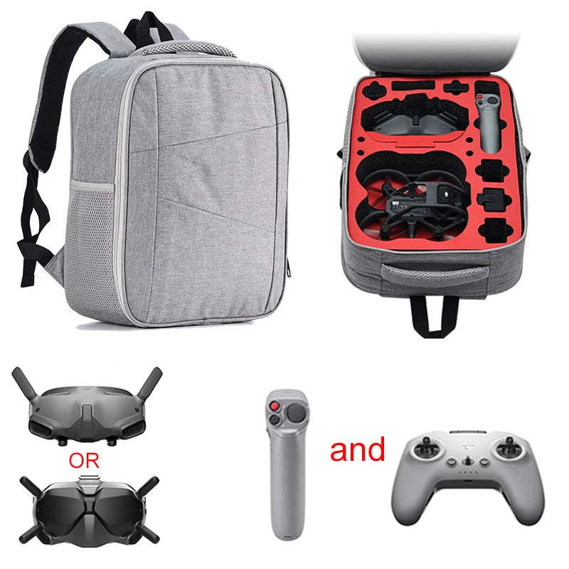 Avata Bagpack DJI Avatar Large Capacity Backpack for DJI Avatar Goggles 2/V2 Outdoor Travel Handbag Accessories