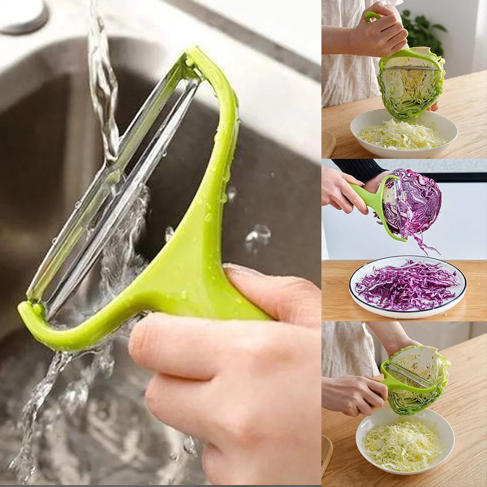 Kitchen Vegetable Peeler Stainless Steel Potato And Cabbage Peeler Grater Salad Multi-Function  Fruit And Vegetable Peeler Tools